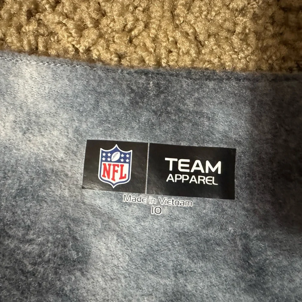 NFL Team Apparel Blue and Gray Fabric - Picture 2 of 2